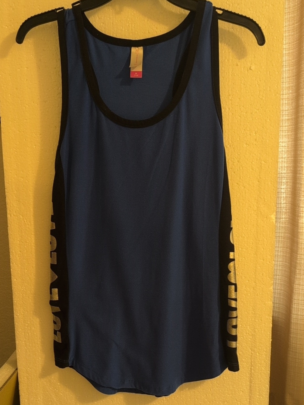 Blue Athletic Tank Top